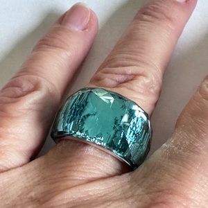 Swarovski Nirvana Petite Indicolite Ring, size 7